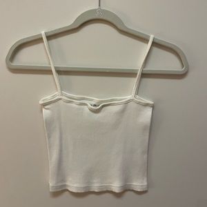 brandy melville white tank top